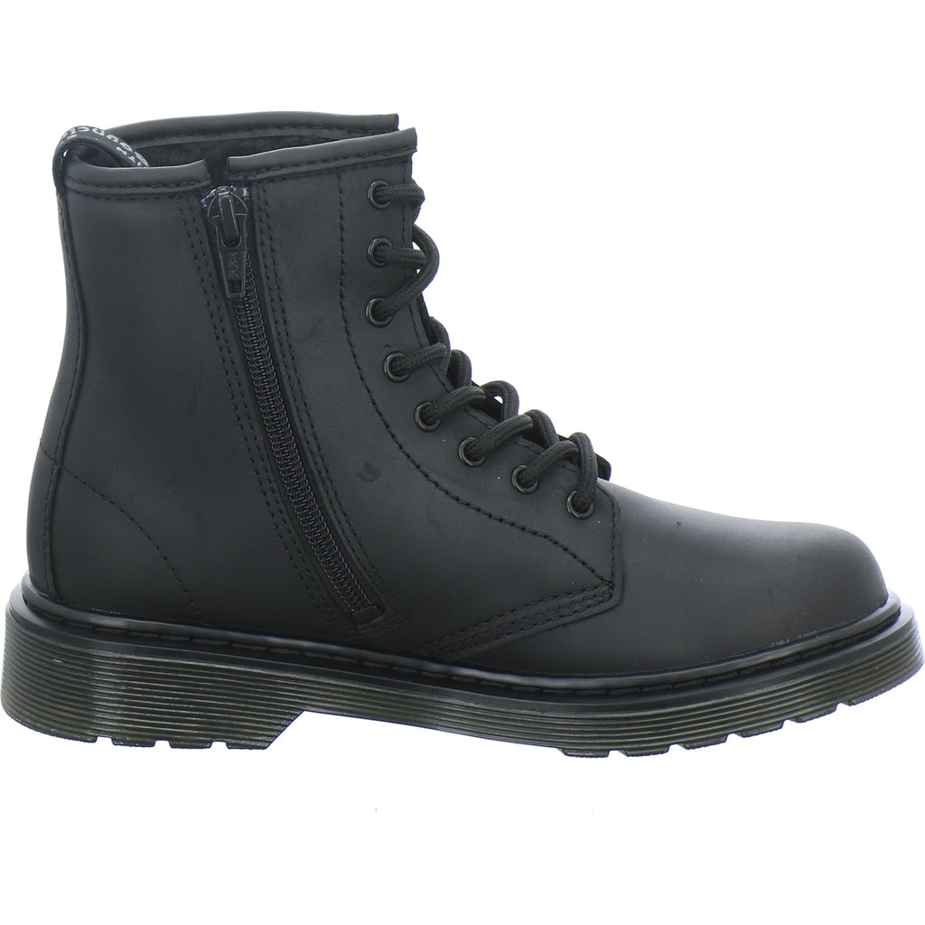 Dr. Martens Winterschuhe Jungen 1460 Serena Mono Junior Schwarz