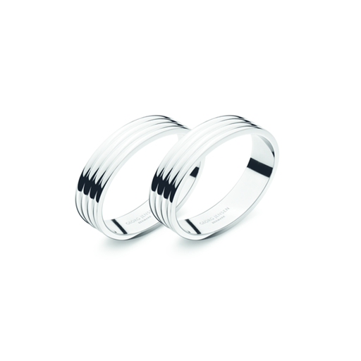 Georg Jensen Bernadotte Servietringe, Stål, Ø4 cm