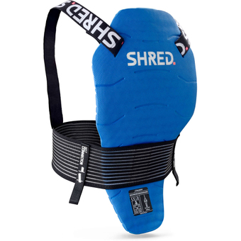 Shred Flexi Back Protecor Naked Protektor Blue