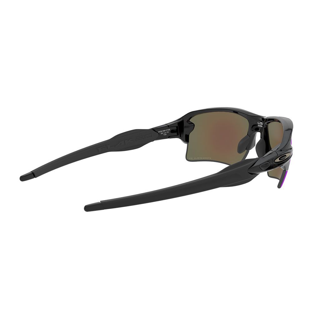 Oakley FLAK 2.0 XL - Lunettes de soleil polarisés polished black/prizm sapphire iridium