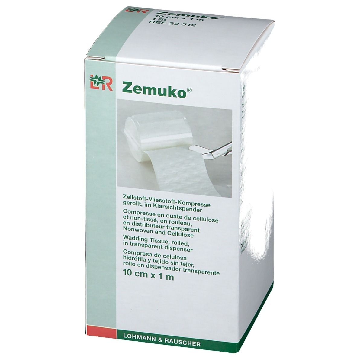Zemuko Kompr. gerollt 1 m x 10 cm 23512