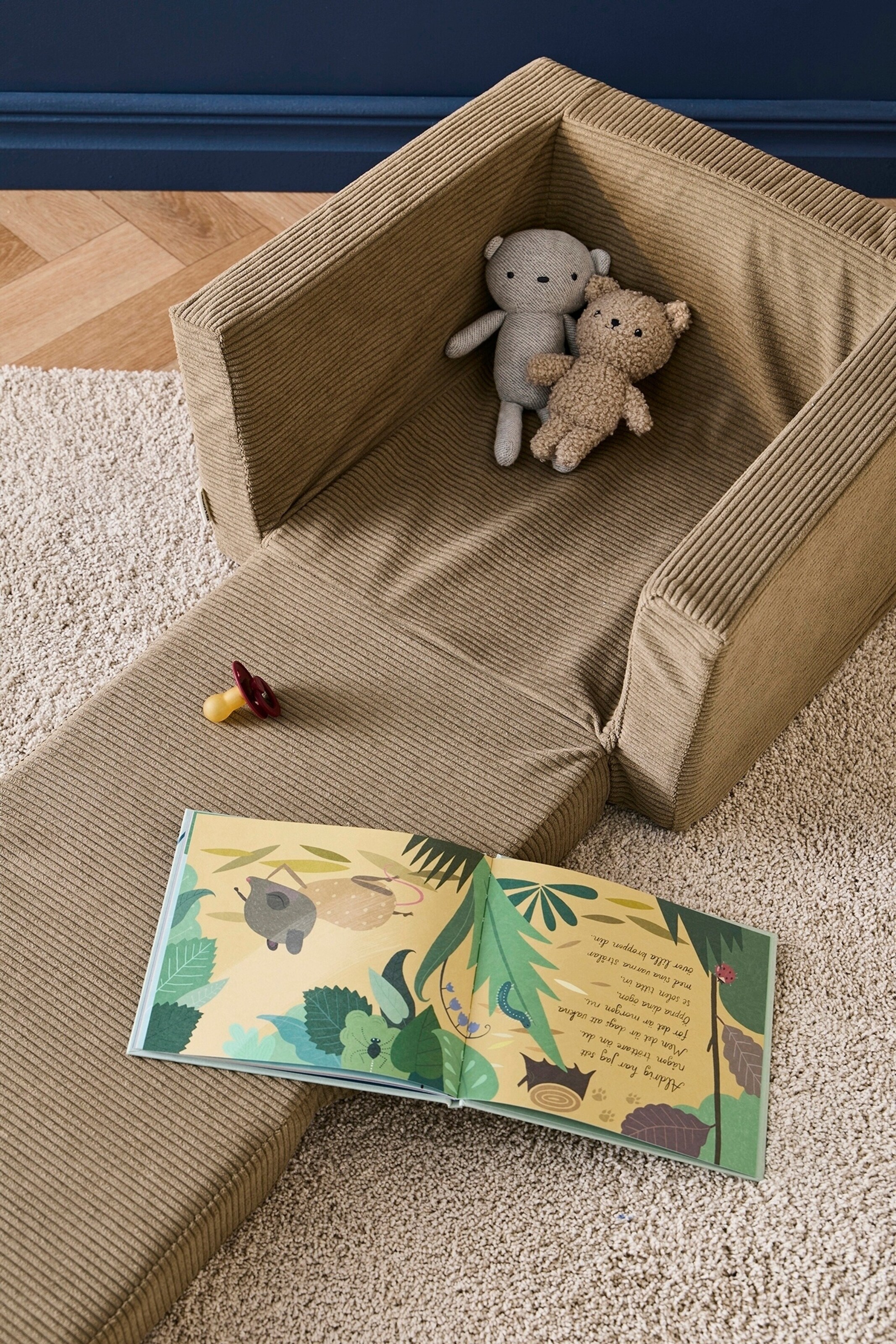 Kids Concept Sessel ausklappbar grün