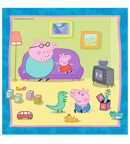 Ravensburger Puzzlespiel - 3x49 Teile - Peppa Wutz - Familie