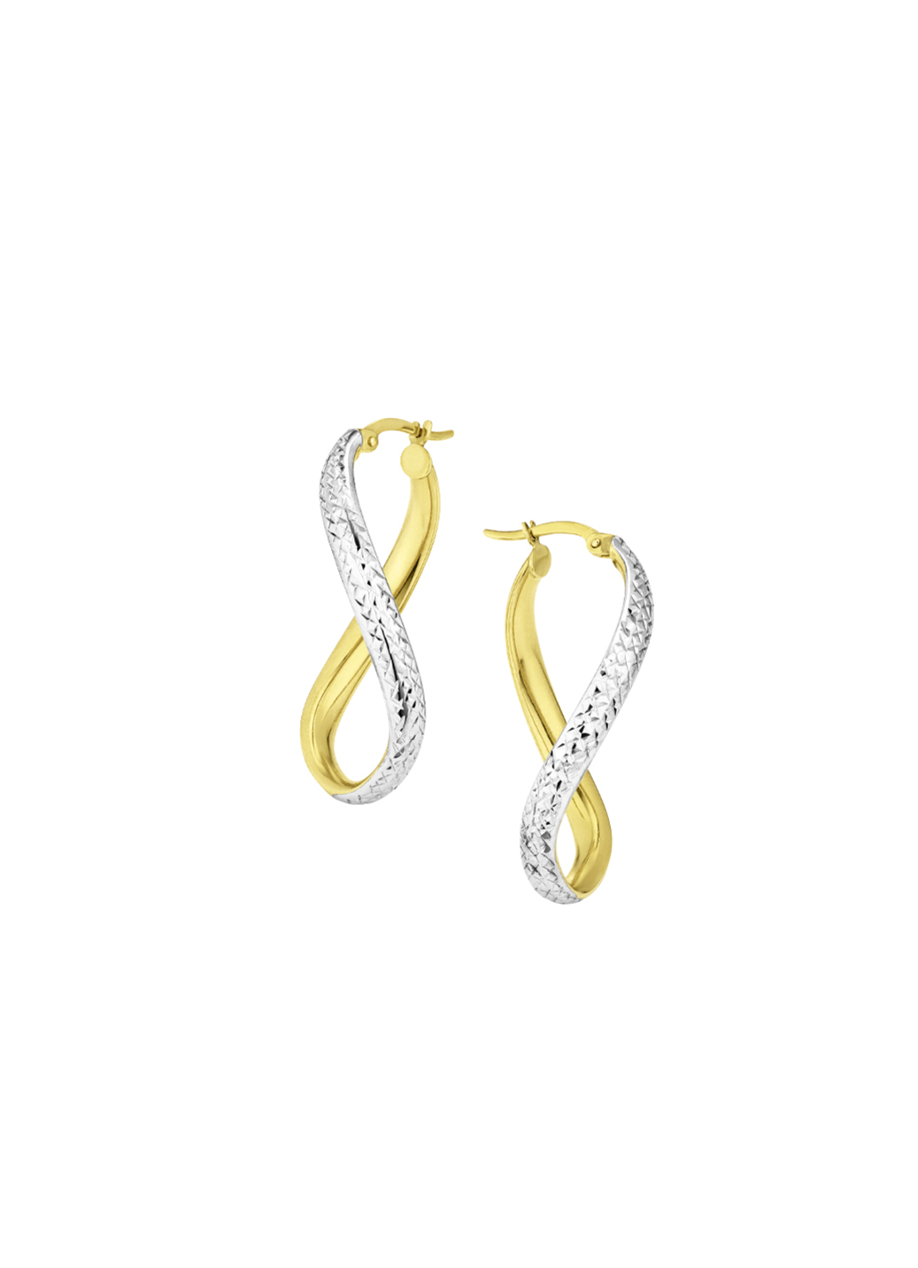 Diamantierte Creolen mit Clipverschluss