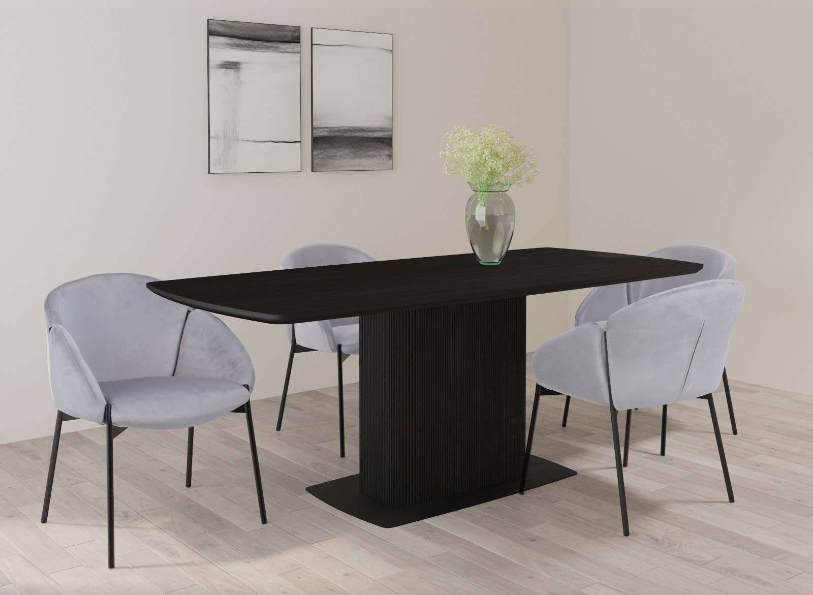 GOODproduct Esszimmerstuhl »Westfox« () 2 Stk.gepolsterte Rückenlehne, Armlehne und Sitzfläche, Sitzhöhe 49 cm