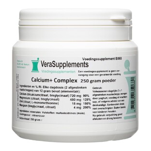VeraSupplements Calcium  Complex Poeder 250GR