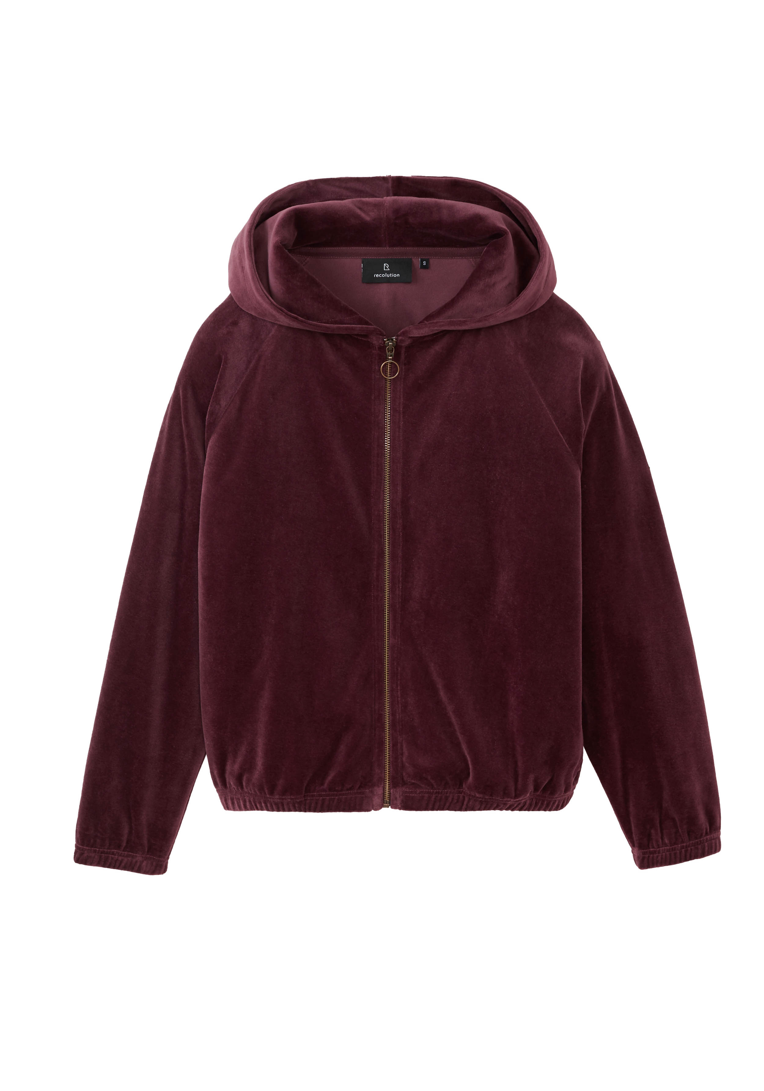 Recolution Sweatjacke Heliconia Dark Plum