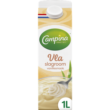 Campina Vla Slagroom Vanillesmaak 1 L