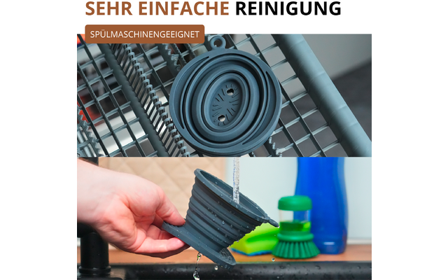 Westmark faltbare Kaffeefilter aus Silikon