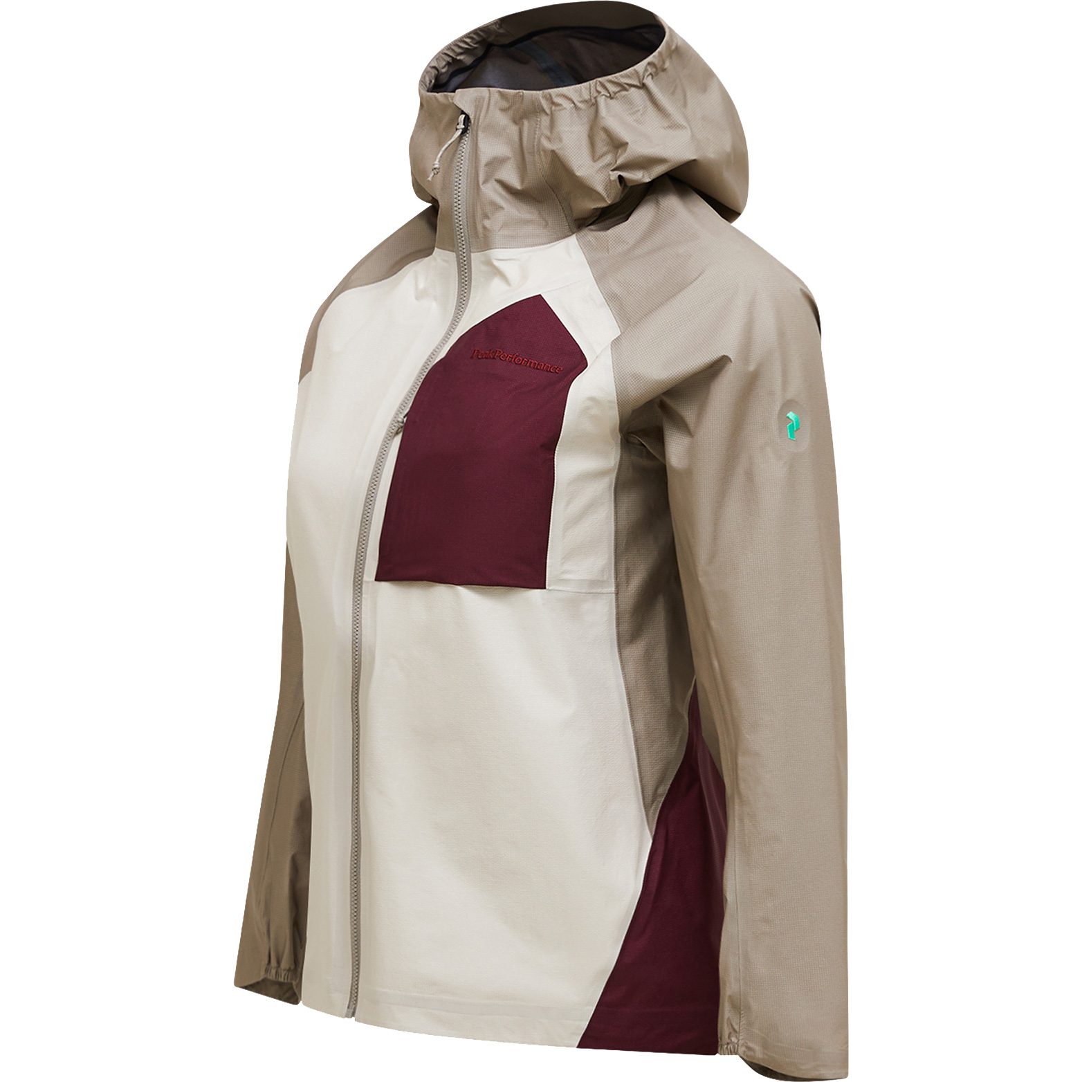 Peak Performance Trail Hipe 3L Hardshelljacke Damen sand fog