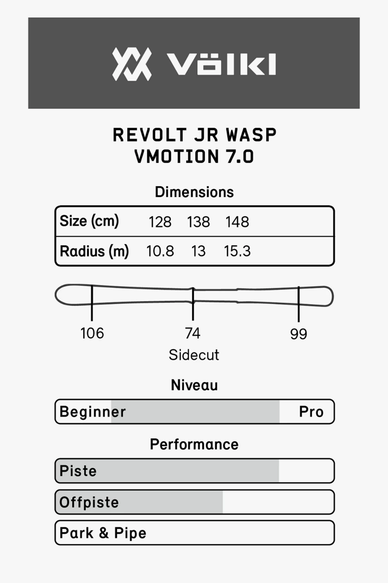 Voelkl Revolt WASP Kinder Ski Set 2324