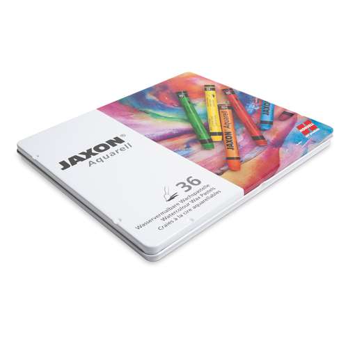JAXON® Aquarell-Wachspastelle im Metallkasten