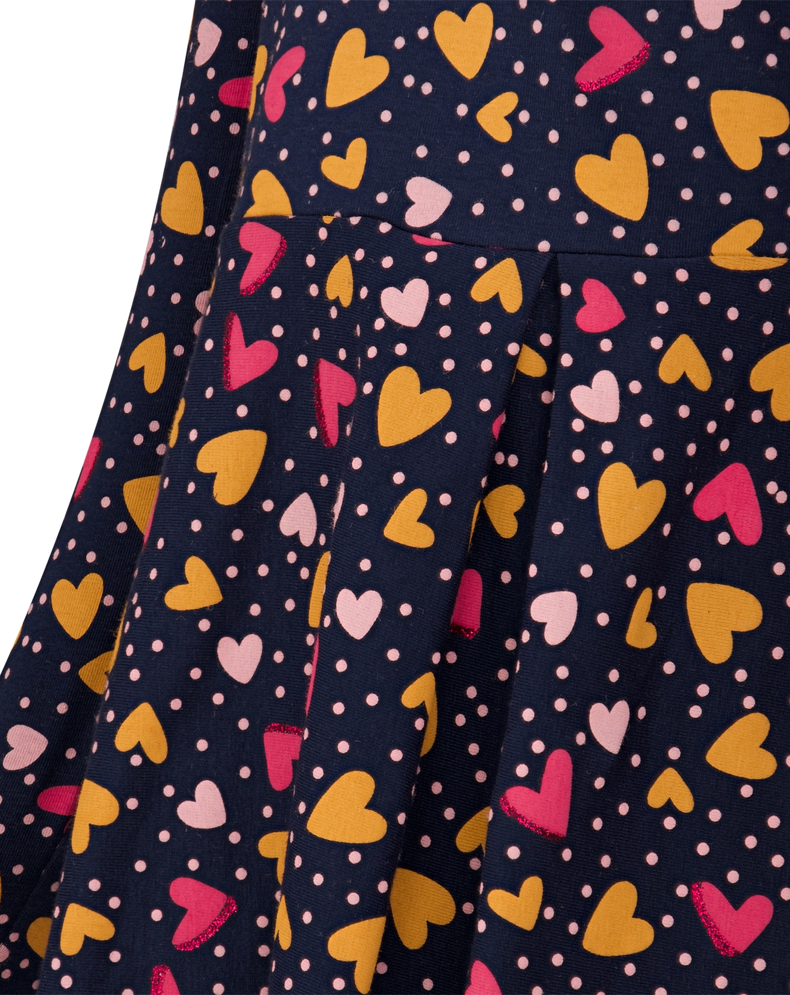 Langarmkleid LOVELY AOP in navy