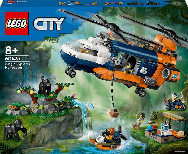 LEGO - City 60437 - Jungleonderzoekers - Speelset - Multi-kleur - Inclusief Minifiguren