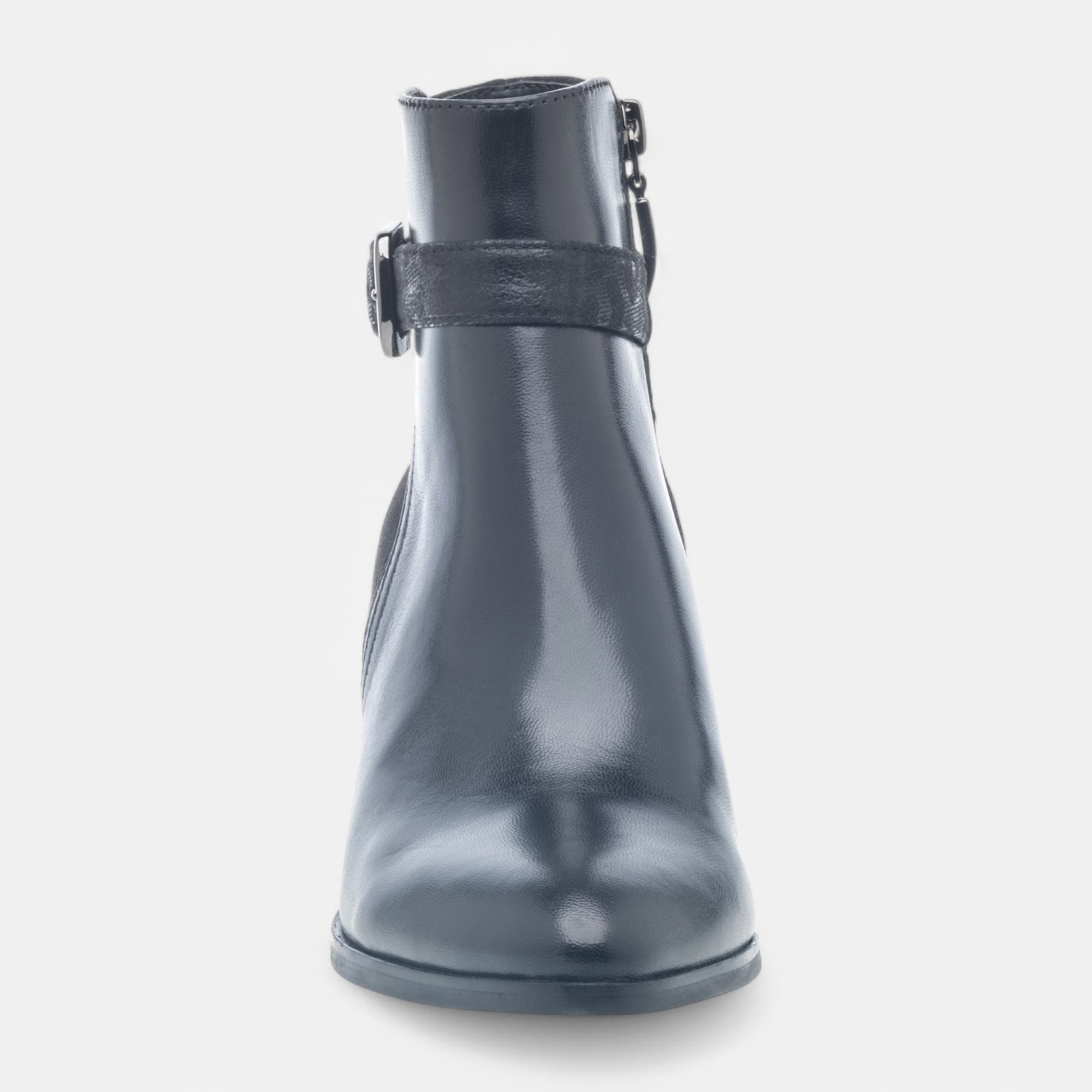 Bottines Femme en cuir noir