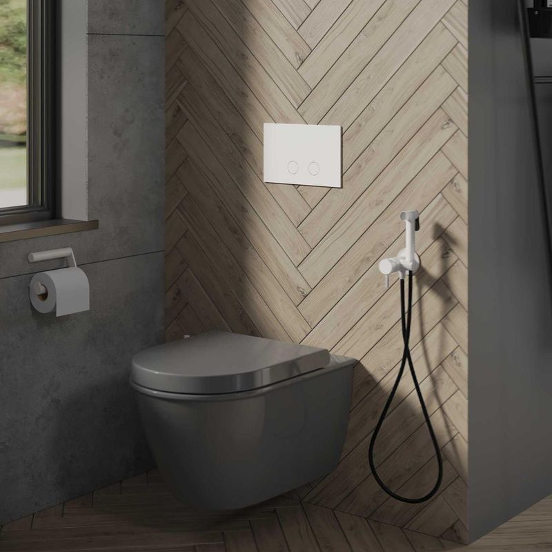Drukplaat - RVS 316 - Wit - Voor Geberit UP320/UP720 en TECE