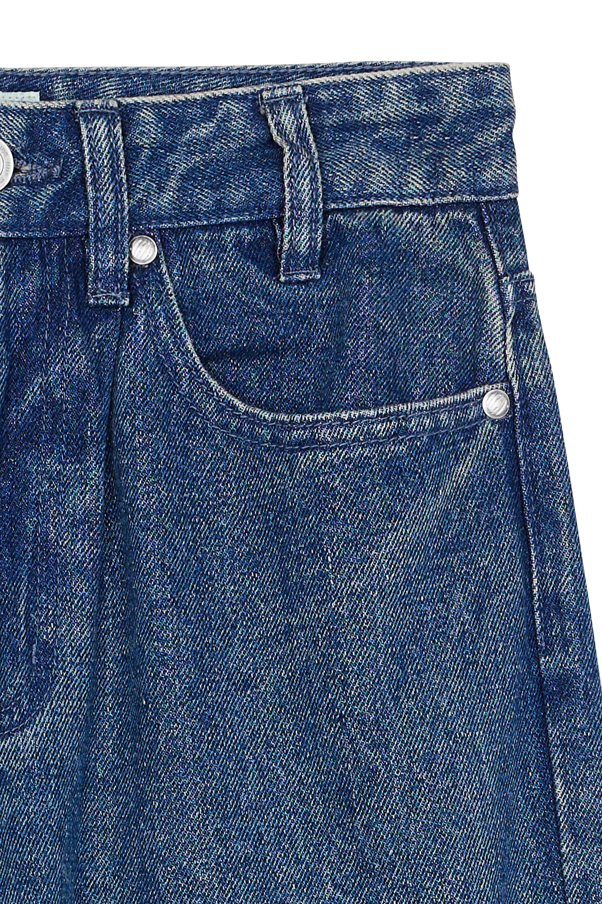 HUF jean CROMER WASHE Bleu