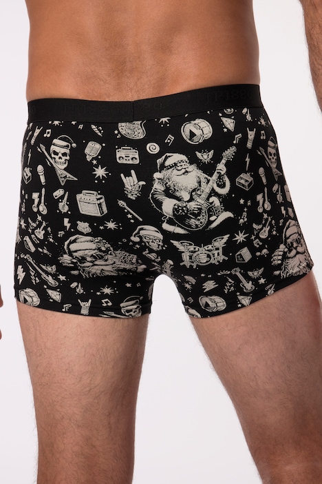 JP 1880 Hip-Pants FLEXNAMIC®, 2er-Pack, X-MAS-Print, Unterhose, bis 7 XL
