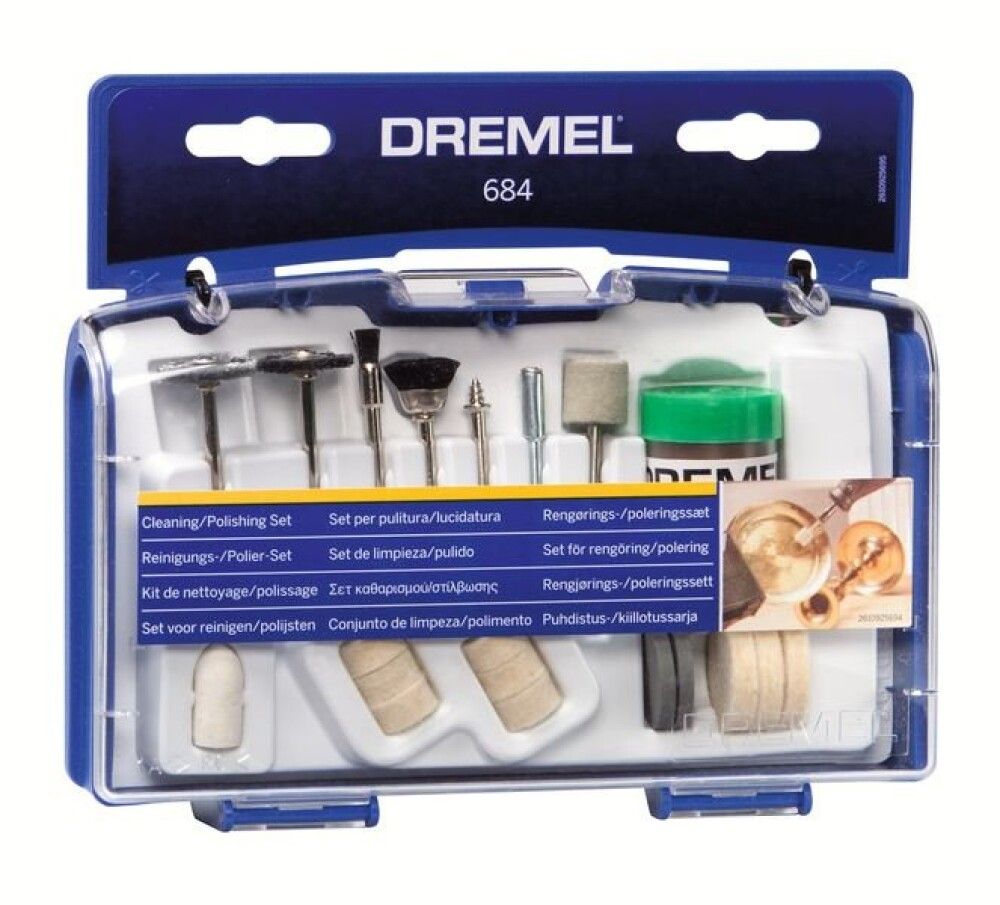 RENGJØRING/POLERING SETT DREMEL 20 DELER