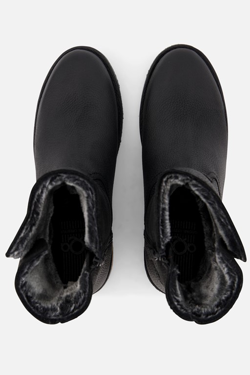 Aqa Laarzen zwart Nubuck