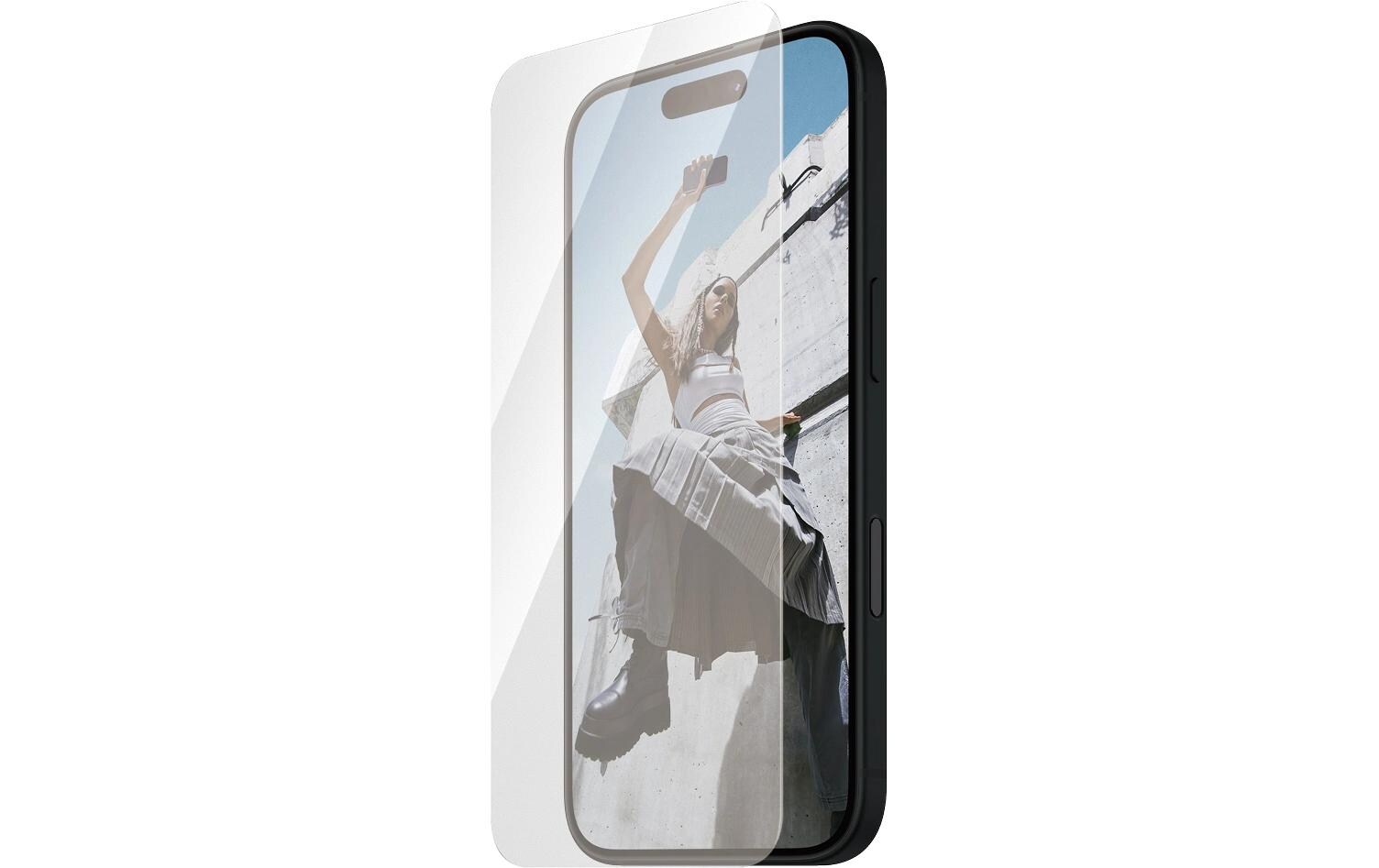Displayschutz Ultra Wide Fit iPhone 15/iPhone 16Display-Schutzfolie für das Apple iPhone 15/iPhone 16
