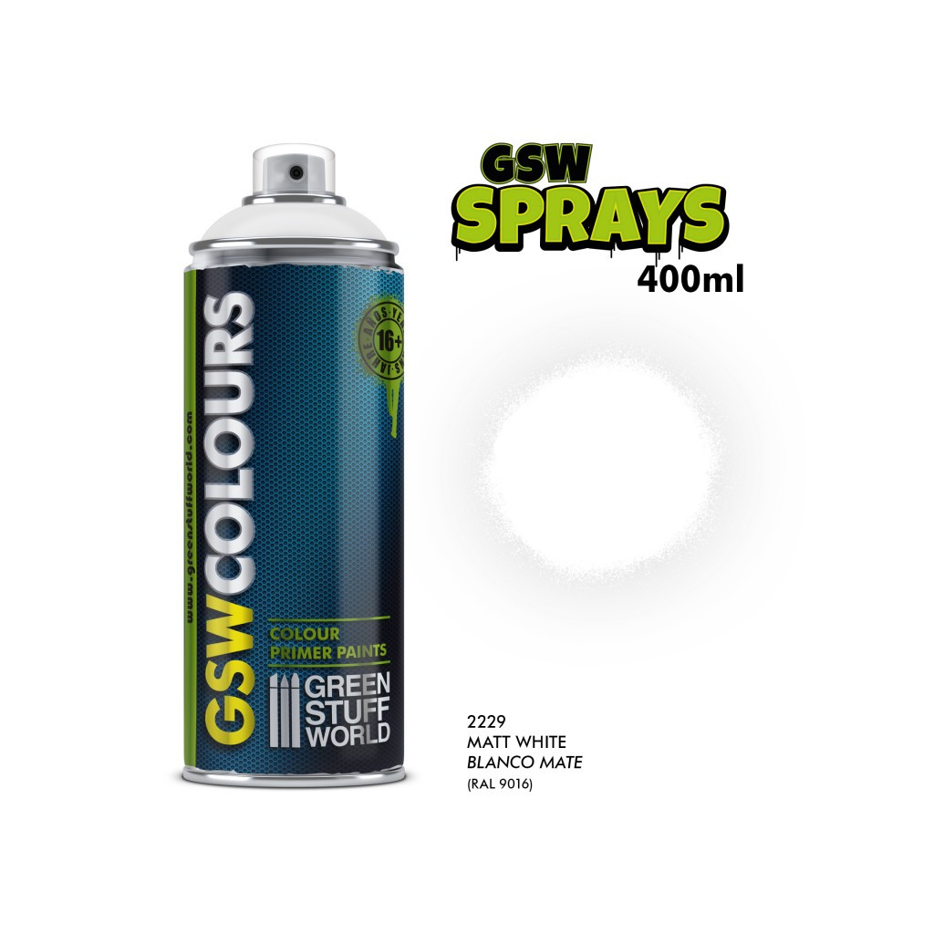 Sous-Couche Green Stuff World - Blanc Mat