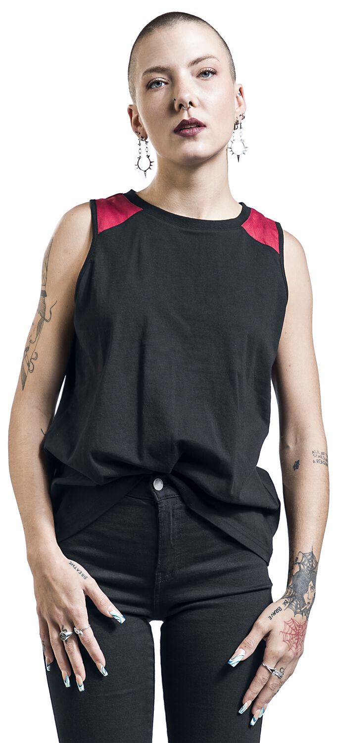 Haut raglan noir | RED by EMP Top