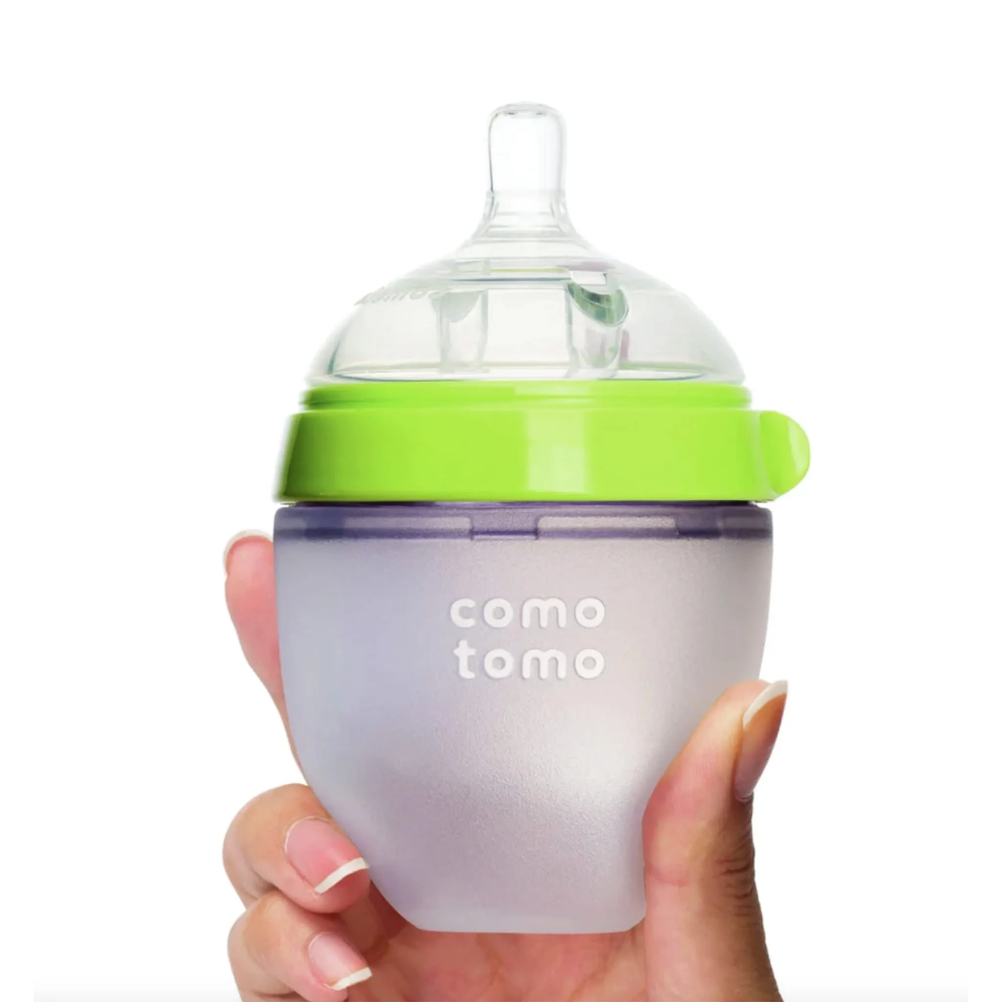 Como Tomo Biberon Souple 4oz - Vert