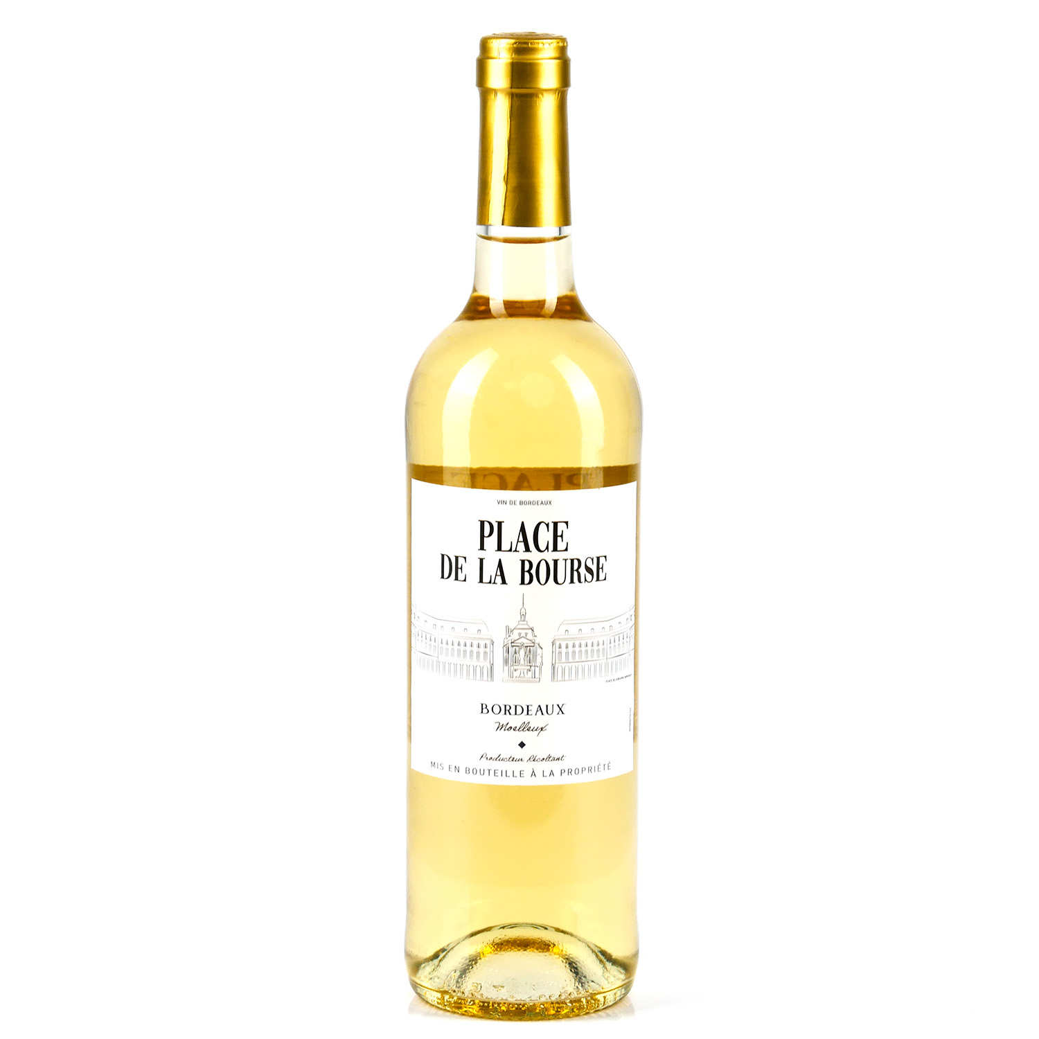 Place de la Bourse - Vin blanc moelleux de Bordeaux AOP - Place de la Bourse