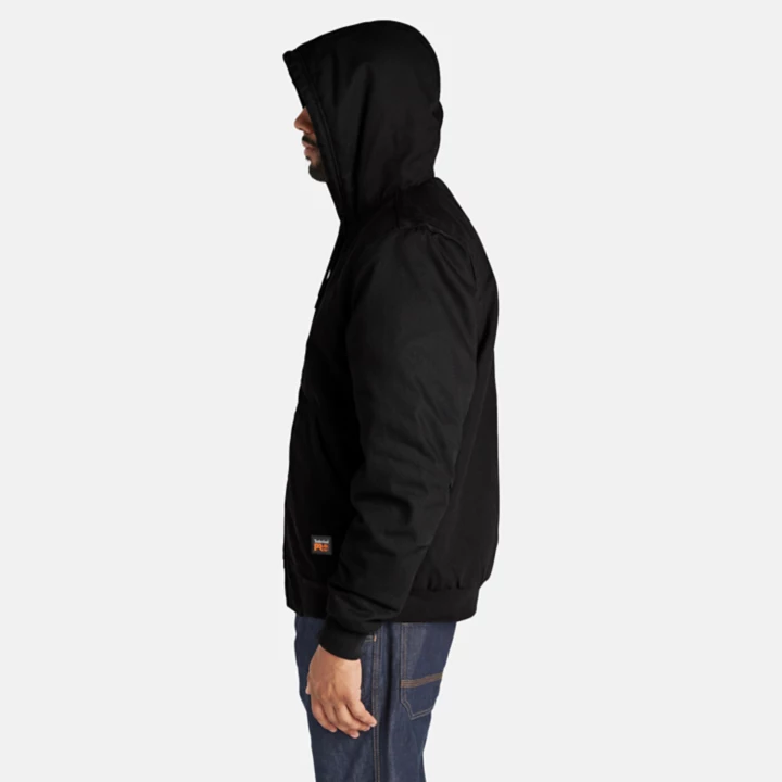 Veste en toile doublée de polaire Timberland PRO Gritman pour homme en noir