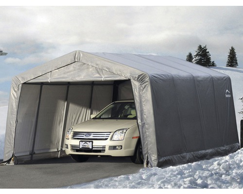 ShelterLogic In-a-Box enkele garage, 370 x 490 cm, grijs