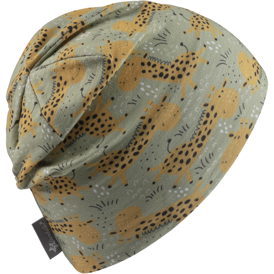 Sterntaler Slouch-Beanie Giraffen blassgrün