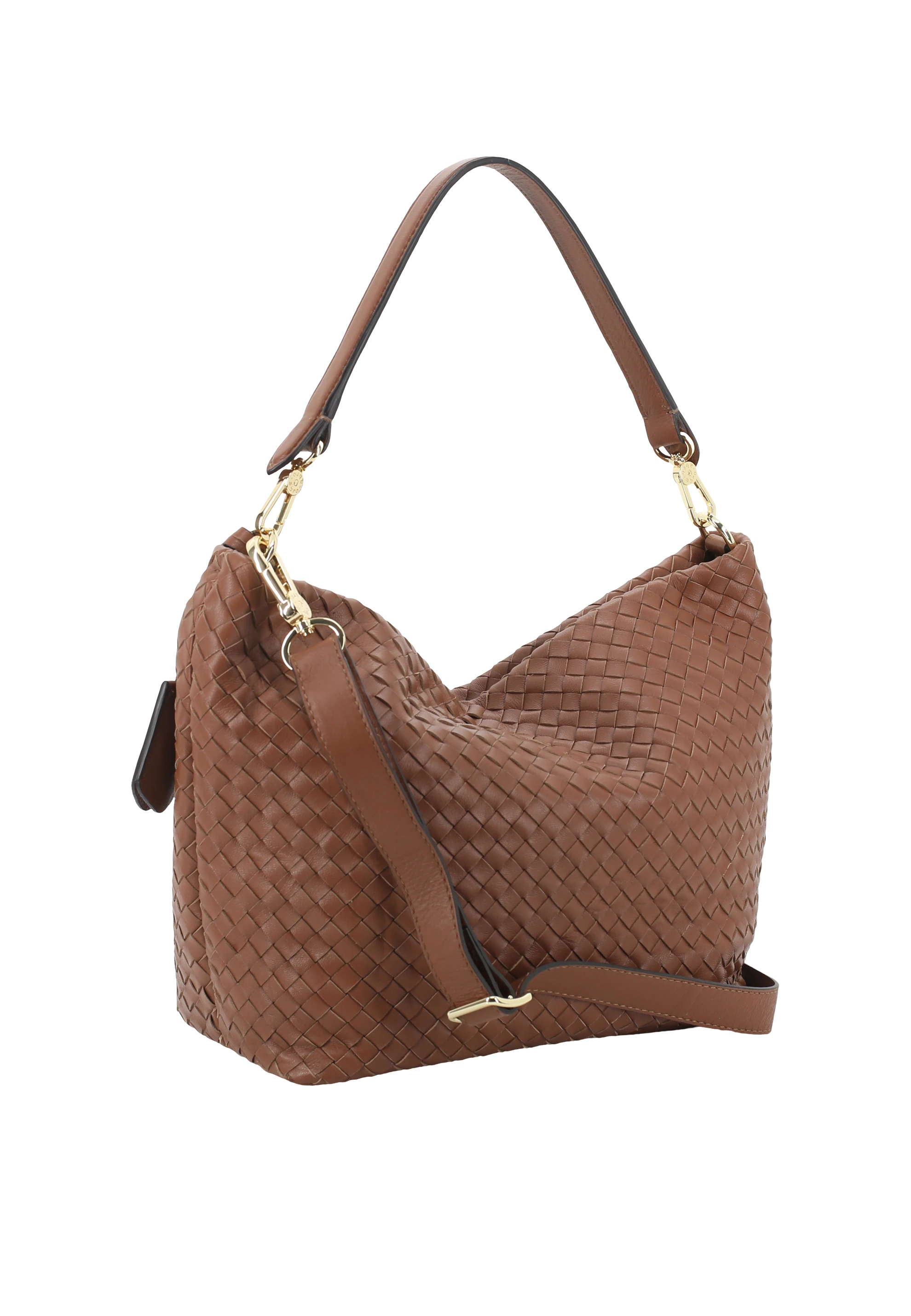 Hobo EBONY Leather Piuma Weaving Standard
