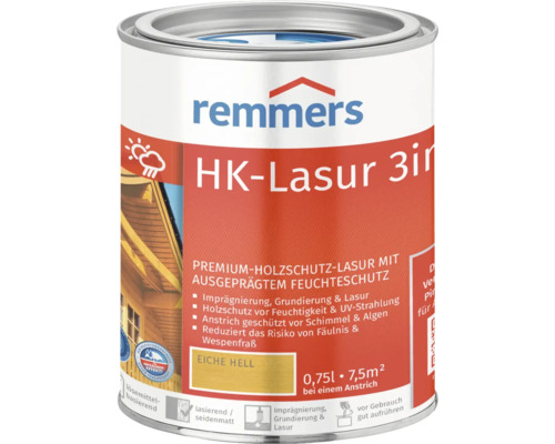 Remmers HK-Lasur licht eiken 750 ml