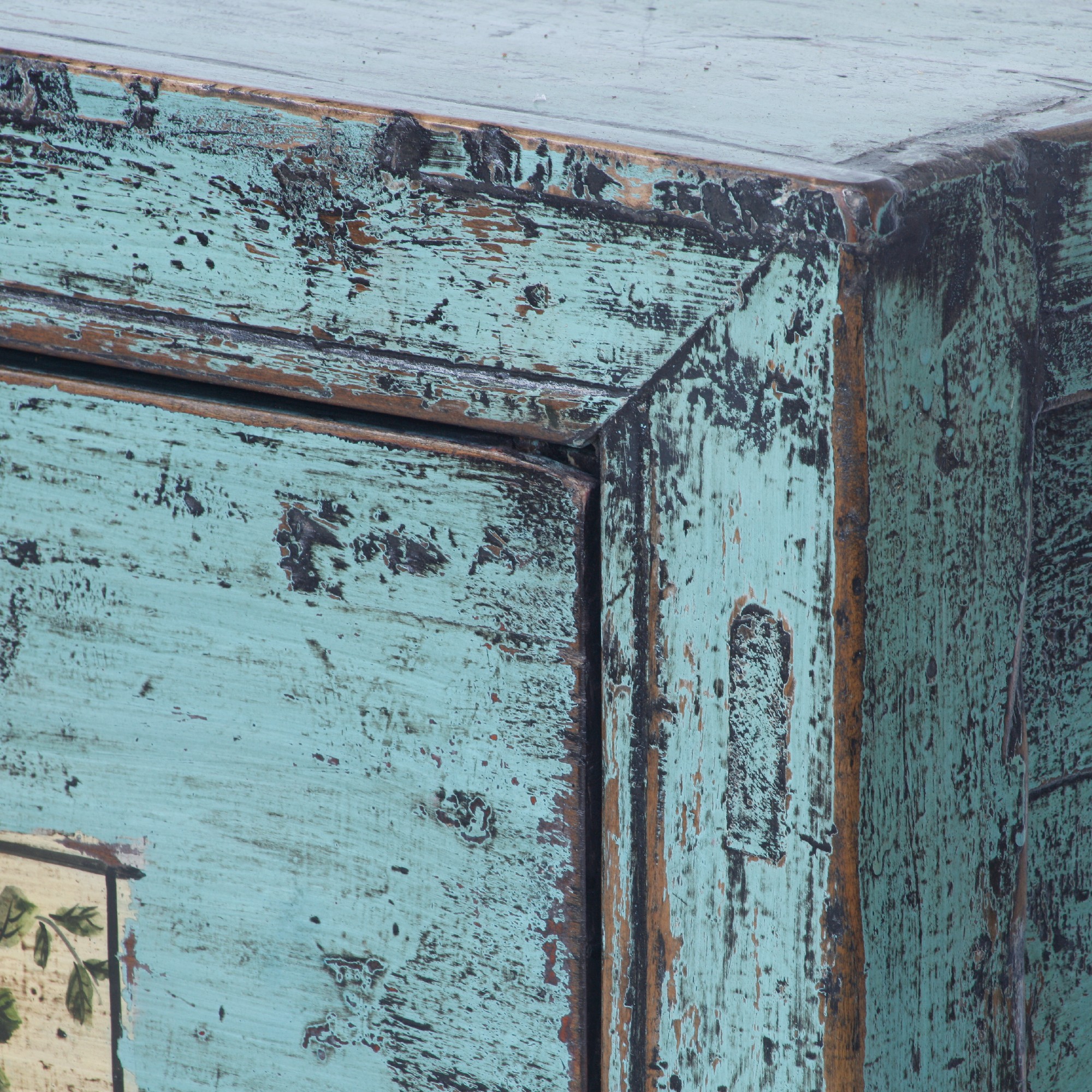 Sideboard 'Mésange', blau, T 45 cm, B 150 cm, H 86 cm von fischer's lagerhaus
