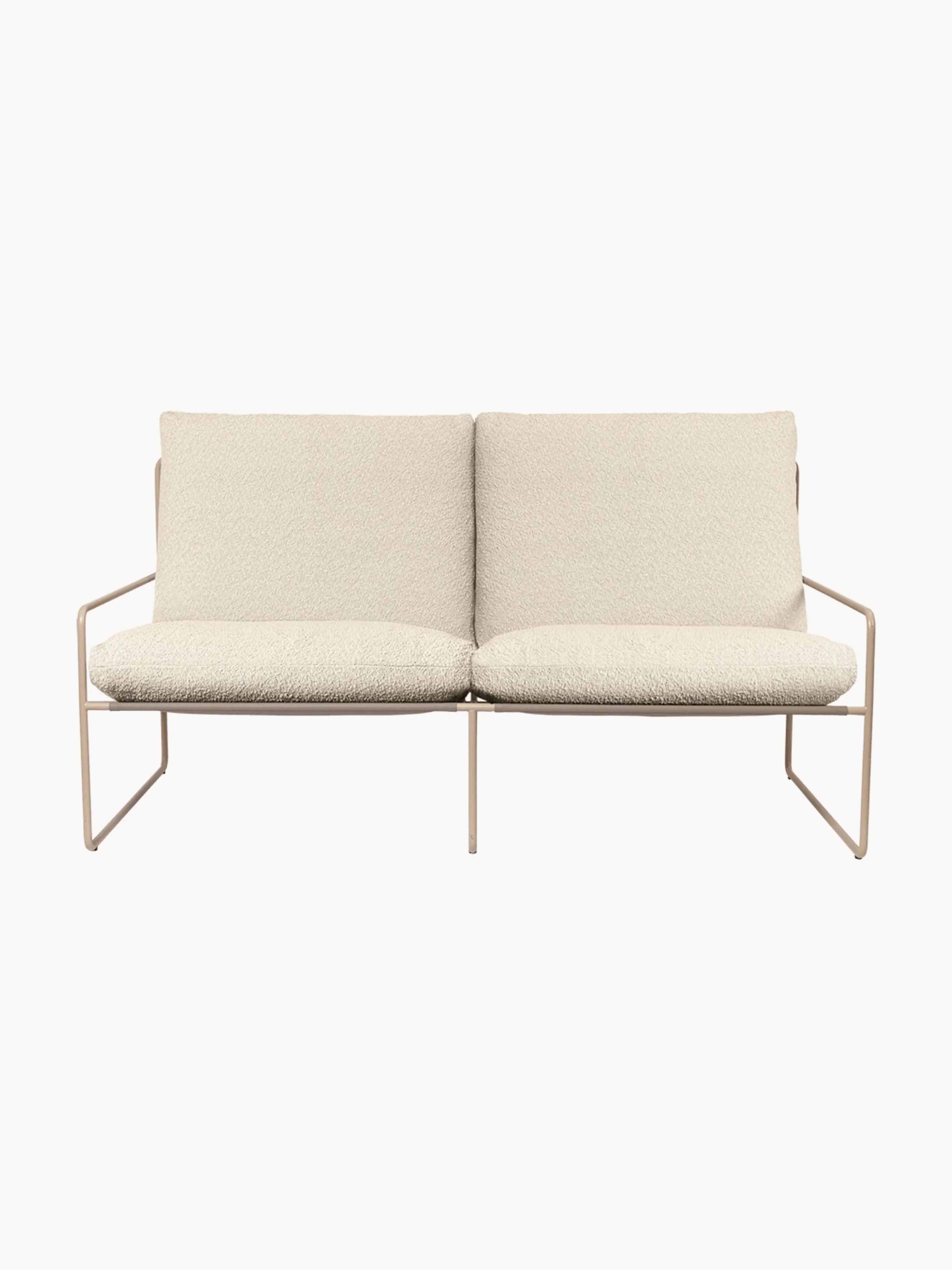 Bouclé tuinbank Desert (2-zits)