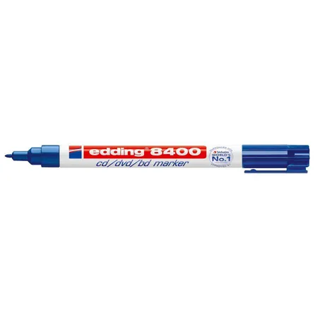 edding 8400 CD/DVD/BD Marker, 0.5-1mm, blau