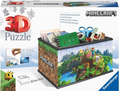 Ravensburger Minecraft 3D-puslespill Skattkiste 108 Brikker