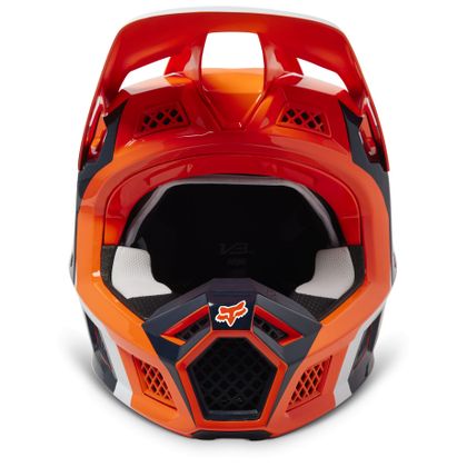 Casque cross Fox V3 RS EFEKT 2023 - Orange / Bleu