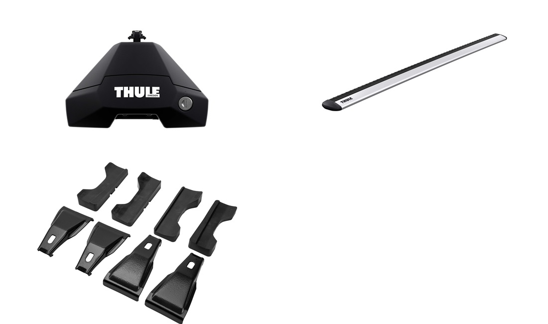 Tagbøjler, Thule WingBar EVO Grå
