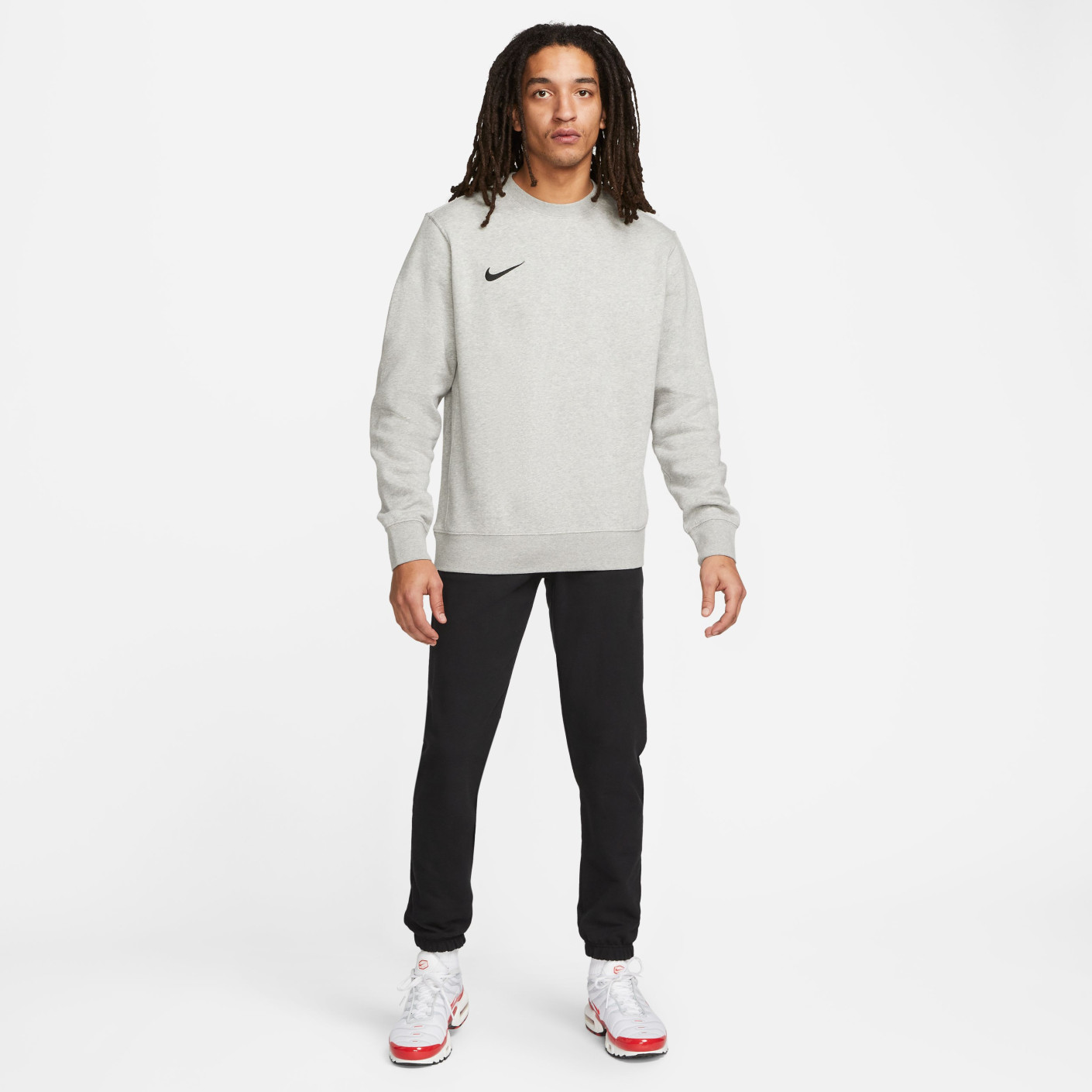 Nike Park 20 Fleece Crew Sweater Grijs
