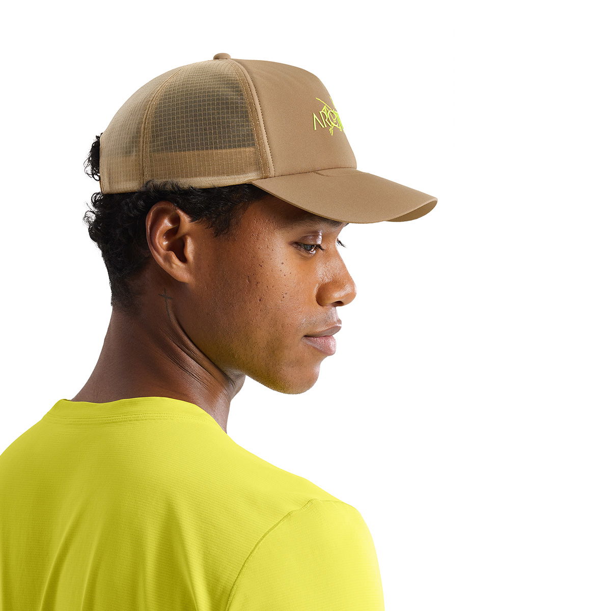 Arc'teryx Bird Word Trucker Curved Hat (Canvas Euphoria)