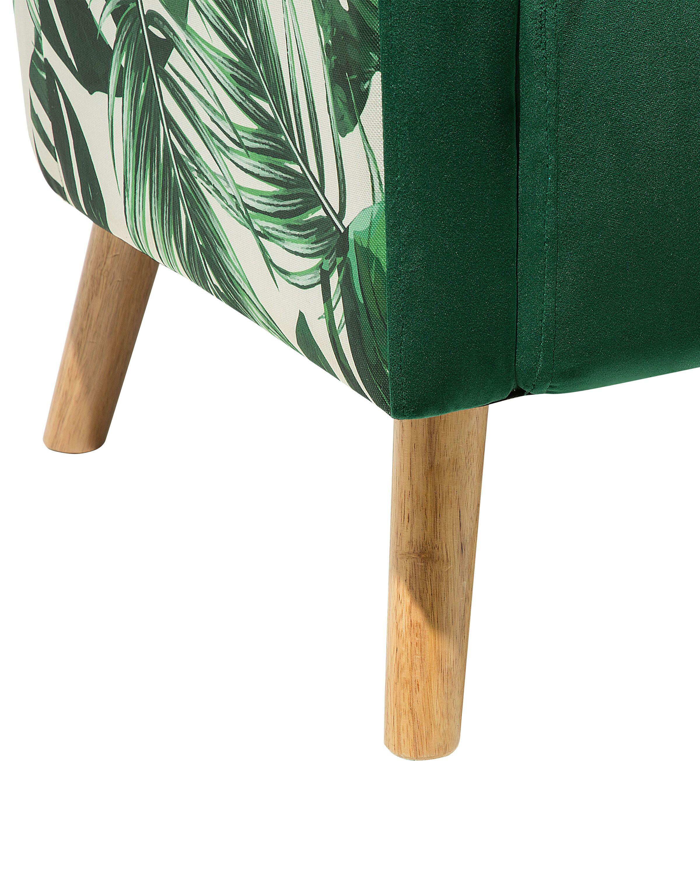 Oorfauteuil ONEIDA Fluweel Donkergroen