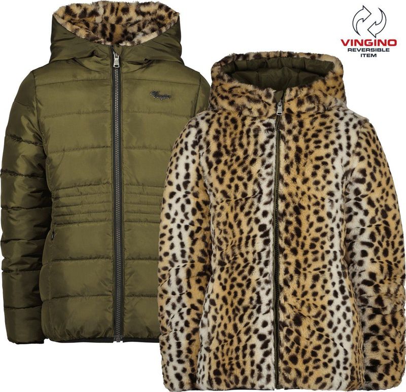 Reset Tary casual winterjas meisjes rood