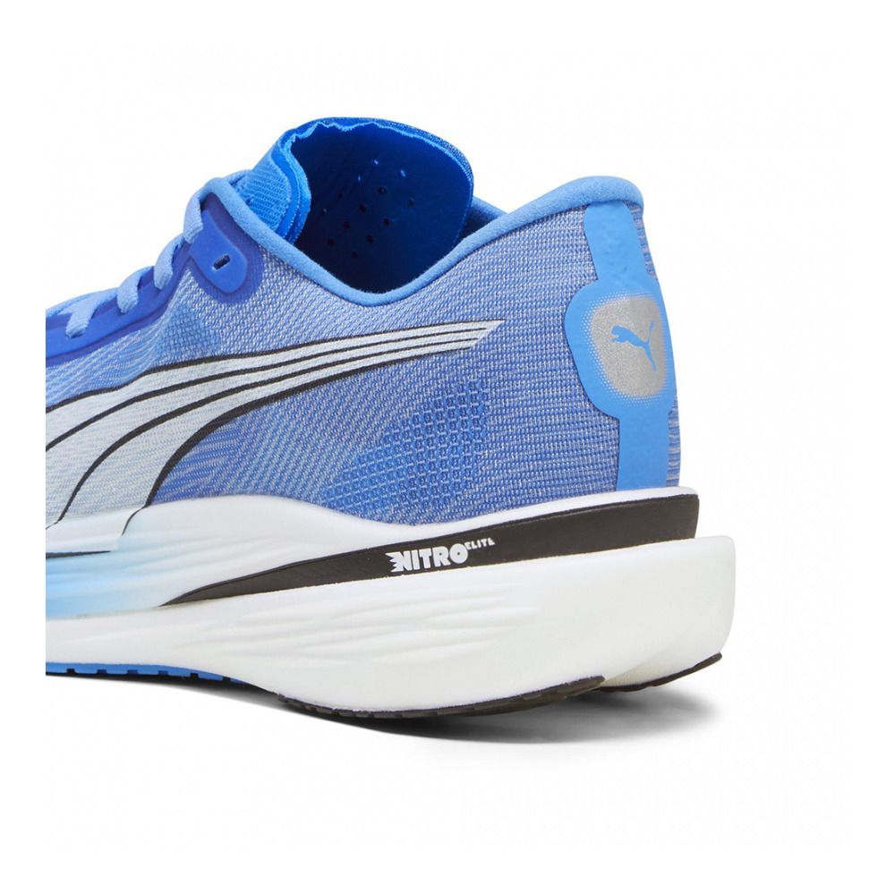 Puma DEVIATE NITRO ELITE - Chaussures running Homme fire orchid/ultra blue/puma white