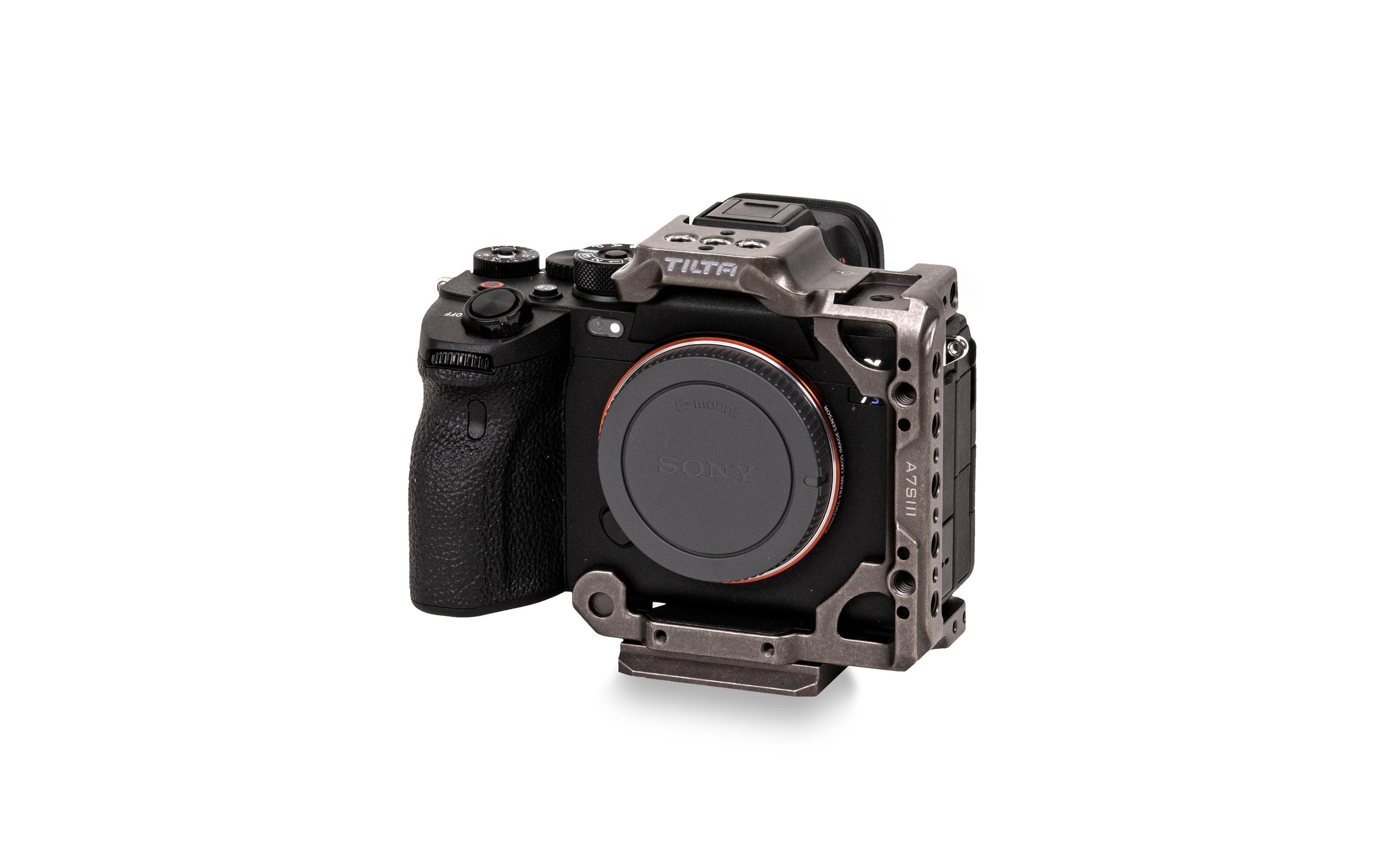 Cage Half Camera Cage für Sony Alpha 7S III Tactical GrayMinimiert Verschleiss und Abnutzung