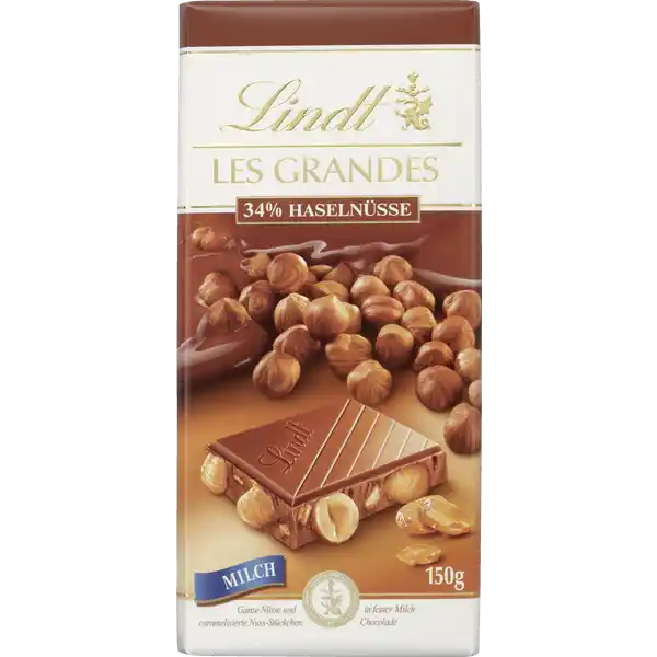 Les Grandes Haselnuss Milch Schokolade