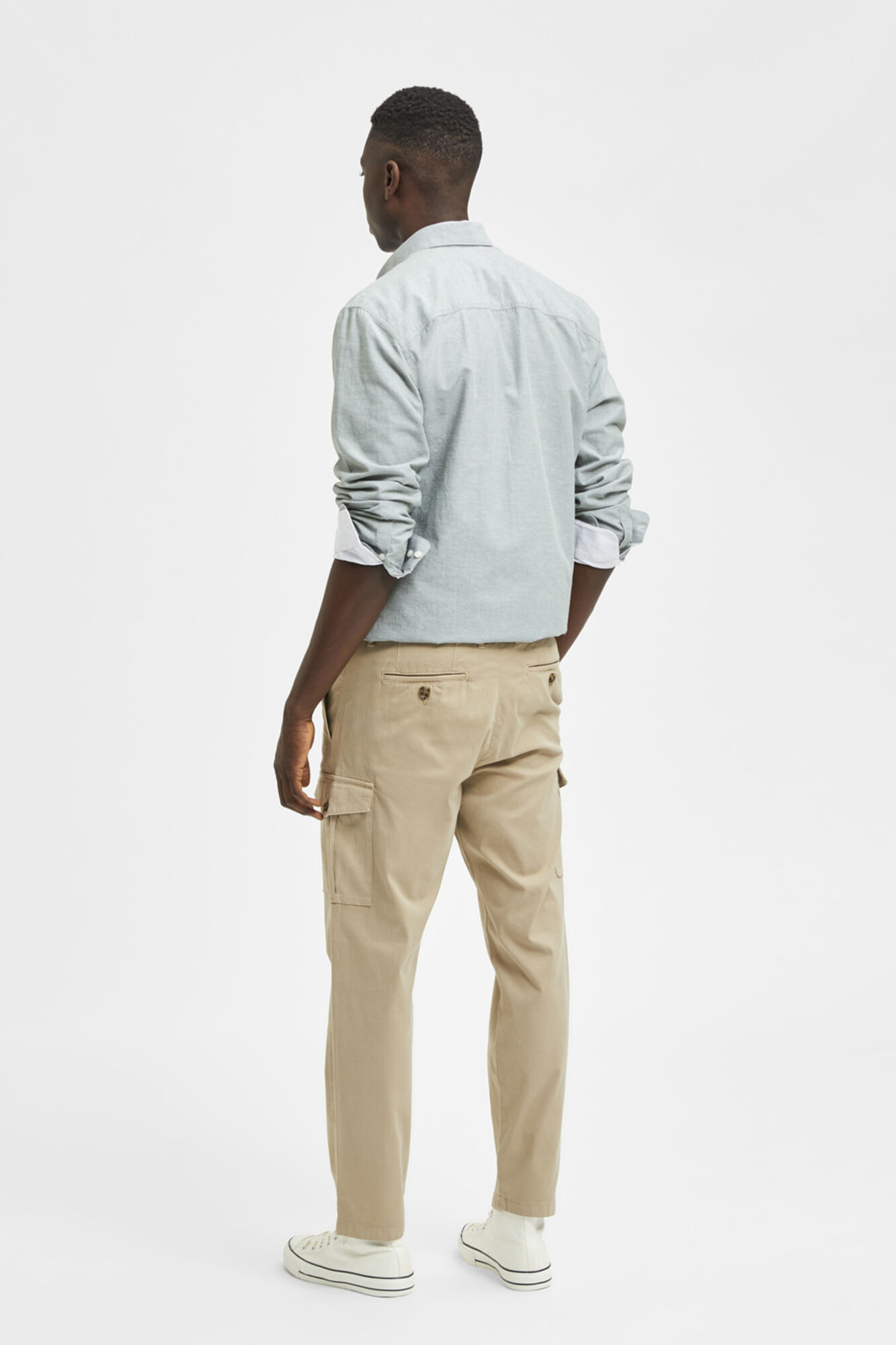 Calça cargo slim fit - Marrom