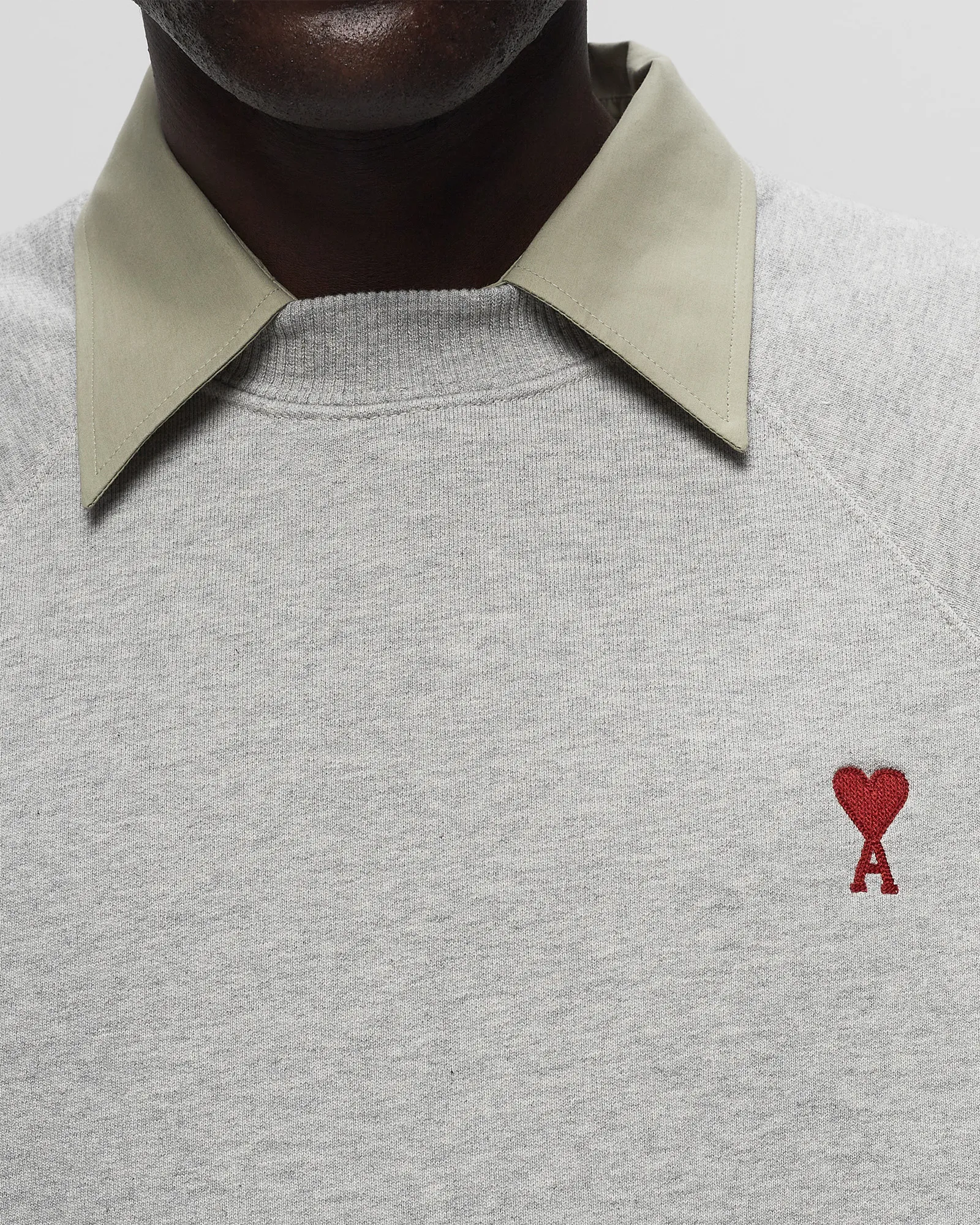 AMI Paris RED AMI DE COEUR SWEATSHIRT