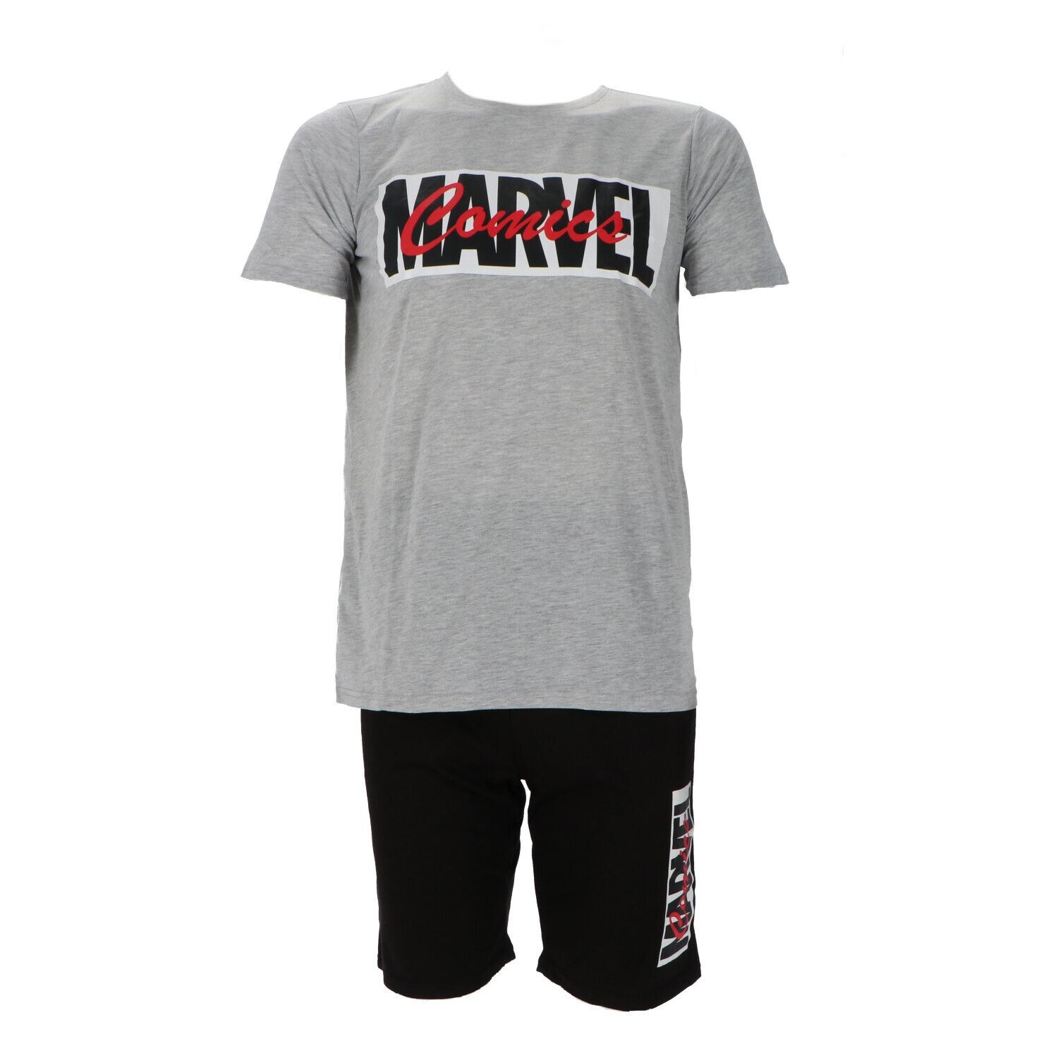 Marvel Pyjama Herren kurzen Ärmeln Shorts Shortama